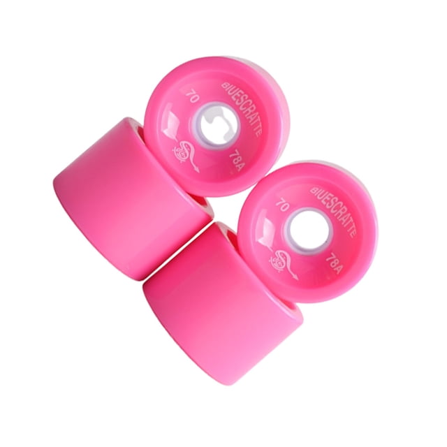 Ruedas de monopatín Yuarrent repuesto extraíble para patineta al aire libre fijación de patinar Rosa