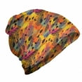 thumbnail image 1 of Autumn Unisex Beanie, Colorful Sketchy Plantation, Hiking Outdoors, Marigold and Multicolor, by Ambesonne, 1 of 1