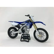 New-Ray Motorcycle Yamaha YZF 450 2017 Miniature Scale 1/12, 57983, Multicolor