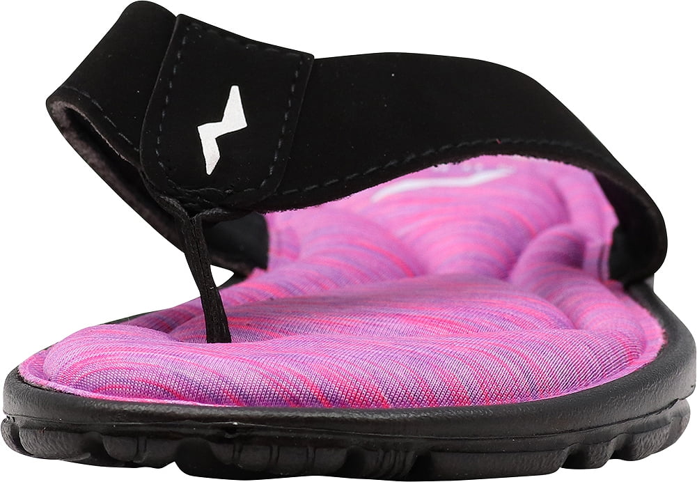 NORTY Women's Memory Foam Footbed Sandals - Runs 1 Size Small 41019-11B(M)US (Fuchsia)