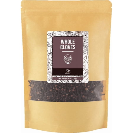 Soeos Whole Cloves, 8 oz (228g), Fresh Hand Picked Cloves, Great for Food and Tea