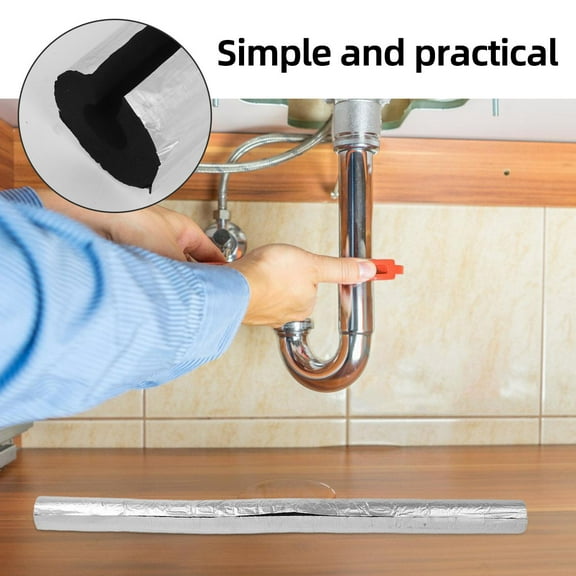 FELTECHELECTR Insulated Pipe Cover Rubber Plastic Freeze Protection Cold Seasons 1Pcs