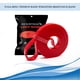 thumbnail image 5 of Banda de resistencia Elástico Ejercicio Entrenamiento Fitness Fuerza Cinturón (13 mm) Rojo Sywqhk Para Estrenar, 5 of 6