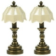 thumbnail image 1 of 2Pcs Doll House Table Lamp Miniature Bedside Lamp Model Miniature Table Light Model Miniature Lamp, 1 of 8
