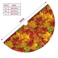 thumbnail image 3 of Pofeuu Vintage maple leaf autumn Print Christmas Tree Skirt, Merry Christmas Skirt Xmas Tree Ornaments for Xmas Holiday Party Decorations-30", 3 of 7