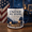 Black, variant on Personalized Mug United We Stand Memorial Blue Handle for Patriotic Remembrance Gift