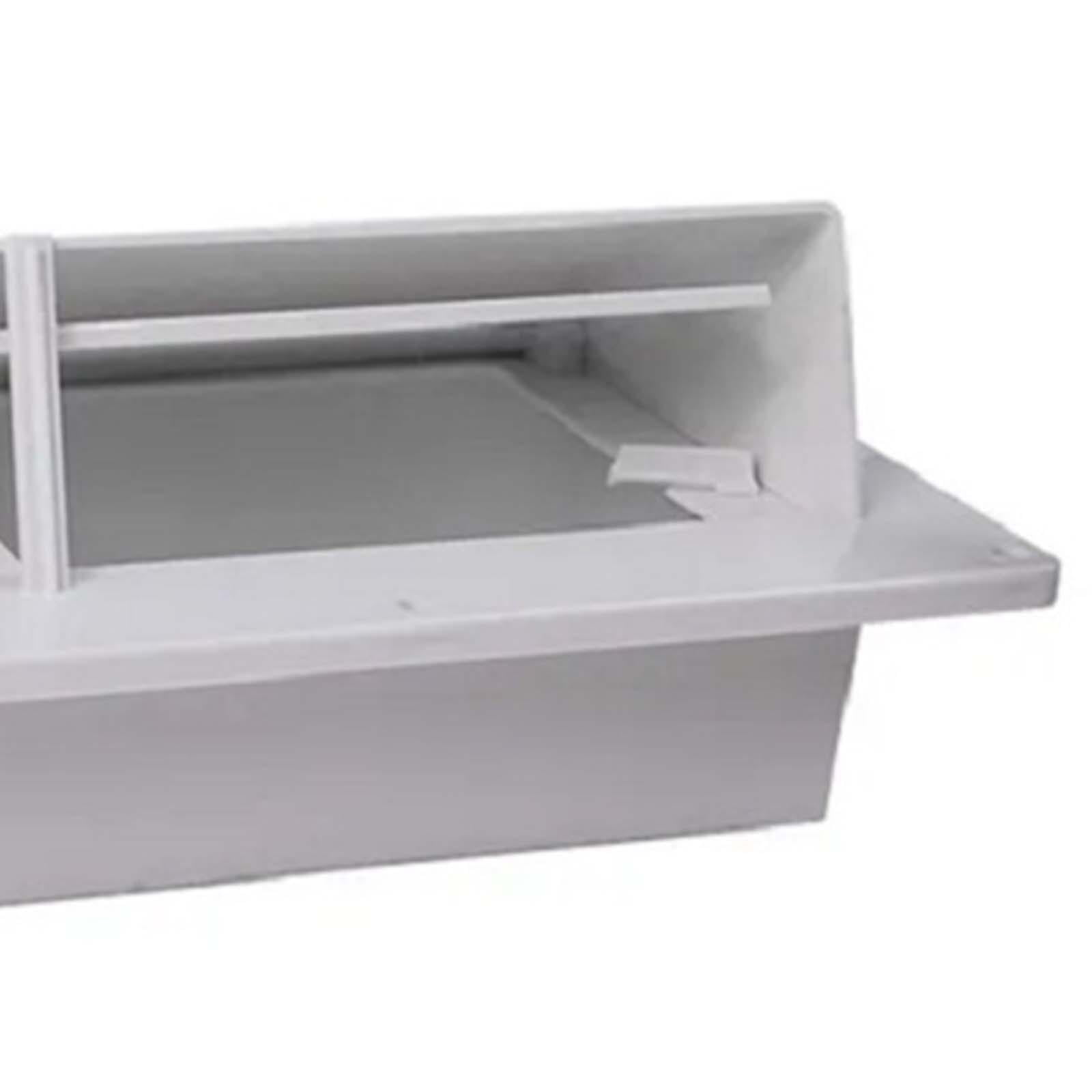 RV Range Hood Vent Cover RV Accessories for Camper Park Camping Trailer white