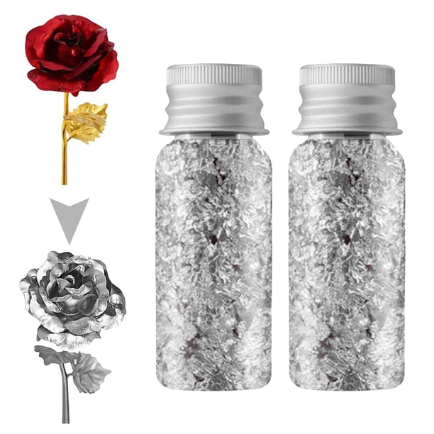 Lámina de Decoración de Alimentos Macarena Plata 2 piezas