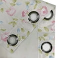 thumbnail image 4 of Ambesonne Flower Grommet Curtain, English Garden Vibes Roses, 50"x96", Eggshell Fawn and Soft Blue, 4 of 5