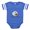 Royal Blue, variant on CafePress - Stork Baby Port 2 - Cute Infant Baby Football Bodysuit