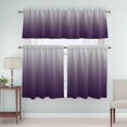 thumbnail image 5 of Spring X-ray Curtain Valances Set Image of Black Tulip Flower Kitchen Curtains 36&nbsp;inch Length Rod Pocket Valance and Tiers 3 Piece Set Small Bedroom Bathroom Laundry Decor, 5 of 9