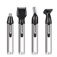 thumbnail image 3 of Cortapelos 4 en 1 para orejas y nariz para hombres y mujeres, recargable por USB, con soporte UHUSE recortador de pelo de la nariz, 3 of 9