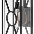 thumbnail image 3 of 18374BK Hinkley Lighting Brixton - 1 Light Medium Outdoor Wall Mount Lantern made with Coastal Elements for Coastal Environments-Black Finish, 3 of 9