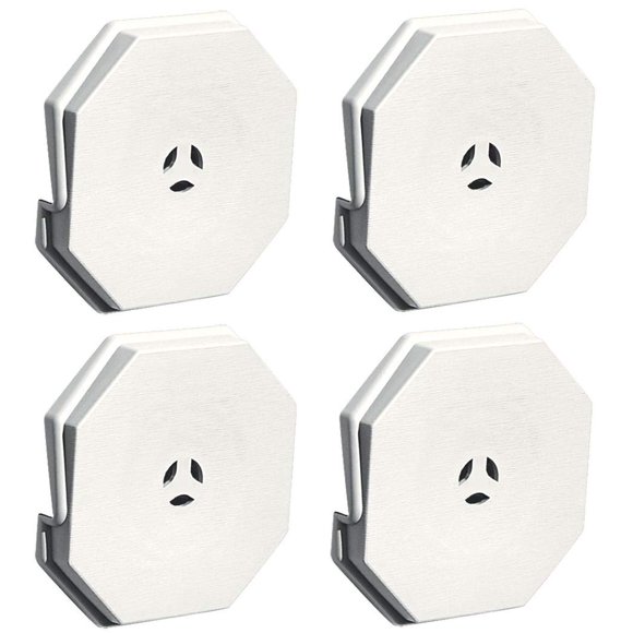 Builders Edge 130110006123 Surface Block 123, White,Sold as 4 Pack
