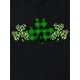 thumbnail image 3 of 1pc Women'S Casual Crew Neck T-Shirt with Green Clover Print, Cotton Knit Fabric, Medium Stretch, Short Sleeve Fashion Top for Spring/Summer/Fall, 3 of 7