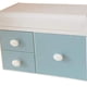 thumbnail image 3 of royalvide diyhomedecor_uk Caja de almacenamiento de cosméticos Soporte de exhibición decorativo Maquillaje azul, 3 of 4