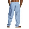thumbnail image 4 of Zszcpp Jogging Pants For Men Baggy Wide Leg Hip Hop High Street Trend Washed Embroidered Jogging Tracksuit Trousers Casual Trouser, 4 of 4