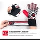 thumbnail image 5 of Guantes de fútbol acolchados para jóvenes, flexibles, con protección contra impactos, antideslizantes, para linieros de fútbol, 5 of 7