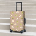 thumbnail image 6 of Hirioo Egg and Avocado for Elasticity Suitcase Cover (No luggage Included) Durable Luggage Protector Fits 18-32 Inch Luggage-Large, 6 of 7