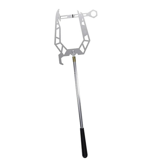 QccHieUs U Type Telescoping Boat Hook Dock Hook Long-Distance Threader, Quickly Easily Flexible, Easy to Operate and Storage