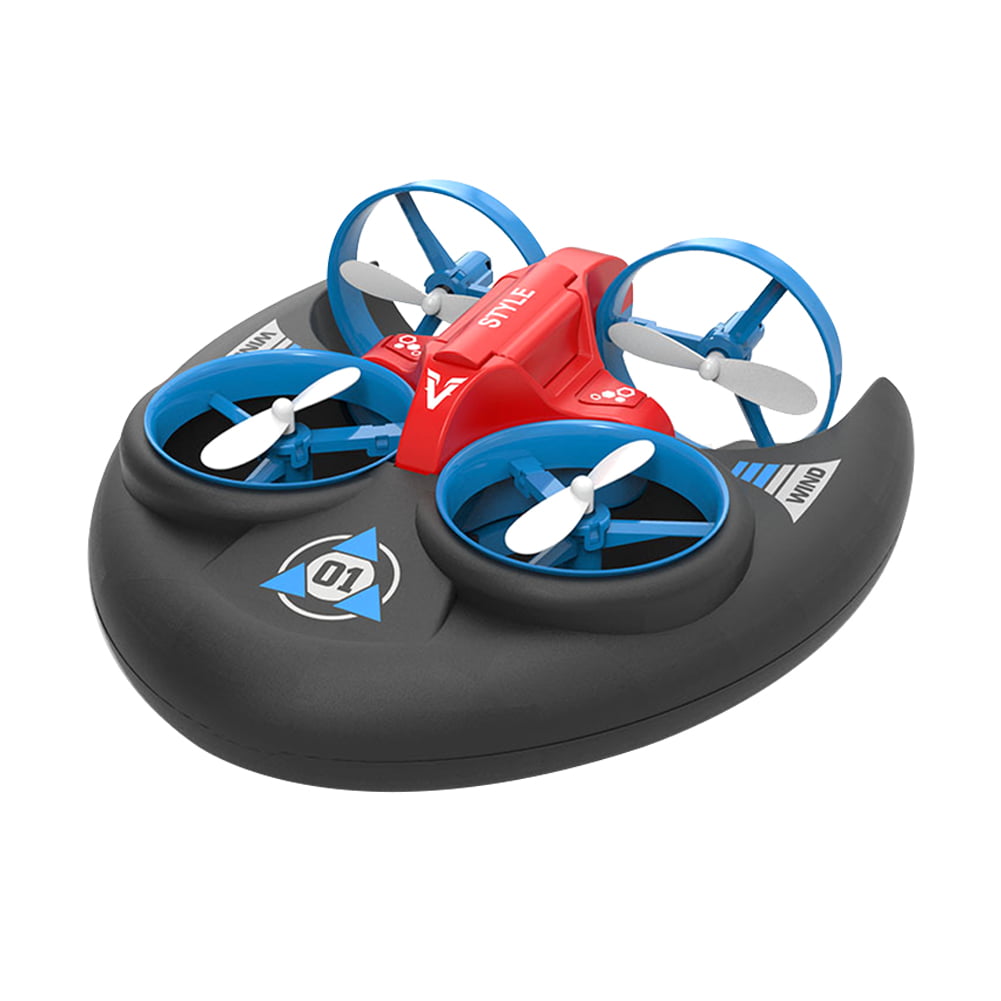 3 in 1 Radio Controlled Hovercraft  360°  Drone Remote Control Boat RC 