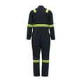 thumbnail image 5 of Txeol Men's Work Coverall High Visibility Overalls Mechanics Coveralls Workwear Jumpsuit with Multi Pockets Black,XL, 5 of 6
