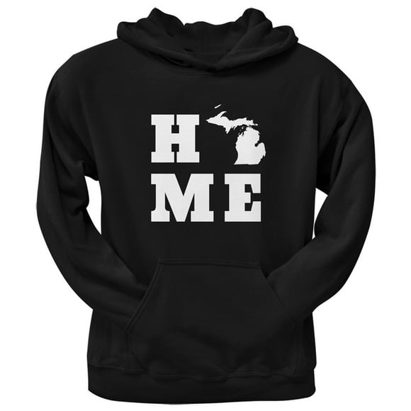 Michigan Home Black Adult Hoodie
