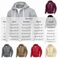 thumbnail image 4 of Smsaxvxz Oversized Hoodies for Men Fashion Solid Full Zip Lightweight Fall Sweatshirts (Available in Big & Tall), 4 of 7