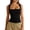 Black, variant on Lixiuxyad Summer Womens Tank Tops Square Neck Sleeveless Layered Tank Top Basic Slim Fit Casual Tee Shirt For Everyday Wear,Black