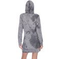 thumbnail image 4 of White Mark Women's Tie-Dye Hoodie Sweatshirt Dress, 4 of 5