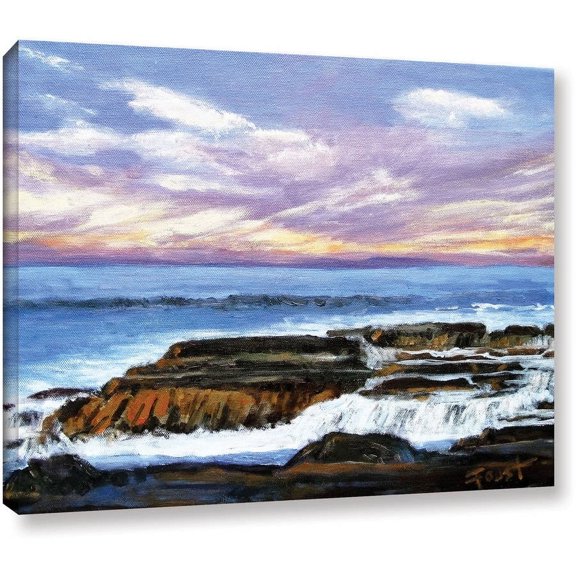ArtWall Gene Foust "Rolling Water" Gallery-Wrapped Canvas Art