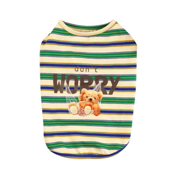 Dogs Shirt Pet Clothes, Puppy Clothing Printed Vest T-Shirt Cat Apparel Doggy Breathable Sweatshirt Cotton Soft Outfits for Small Medium Large Dogs Cool Tee Tank Top Tshirts