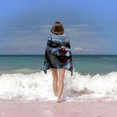 thumbnail image 2 of Payaso Pennywise Toalla de playa de secado rápido con diseño temático, regalo para mujeres y niñas, ideal para cumpleaños, fans, amantes de la música, uso en la playa o al aire libre, 78 × 180 cm, 2 of 6