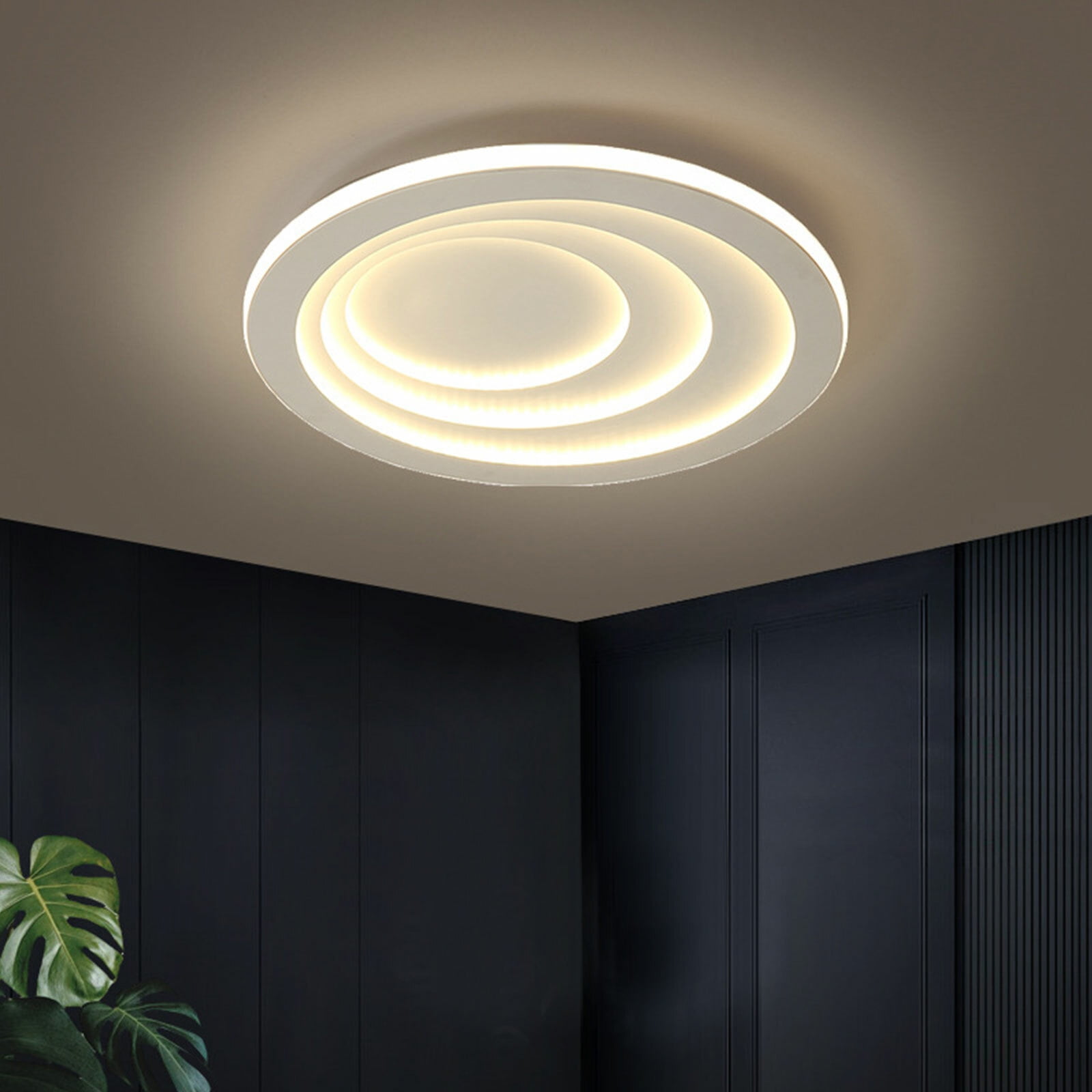Modern LED Round Ceiling Light Flush Mount Chandelier Pendant Lamp Fixture For  Living Room Bedroom