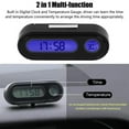 thumbnail image 6 of Car Electronic Clock Luminous Thermometer LED Digital Display Dashboard Clock *, 6 of 9