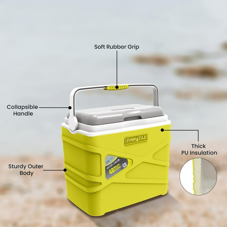 Pinnacle Thermoware 10 Liter Small Hard Cooler, Personal Size