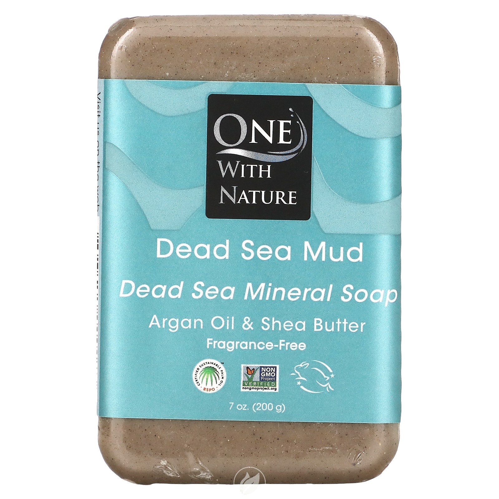 One With Nature Dead Sea Mud Bar Soap 7oz