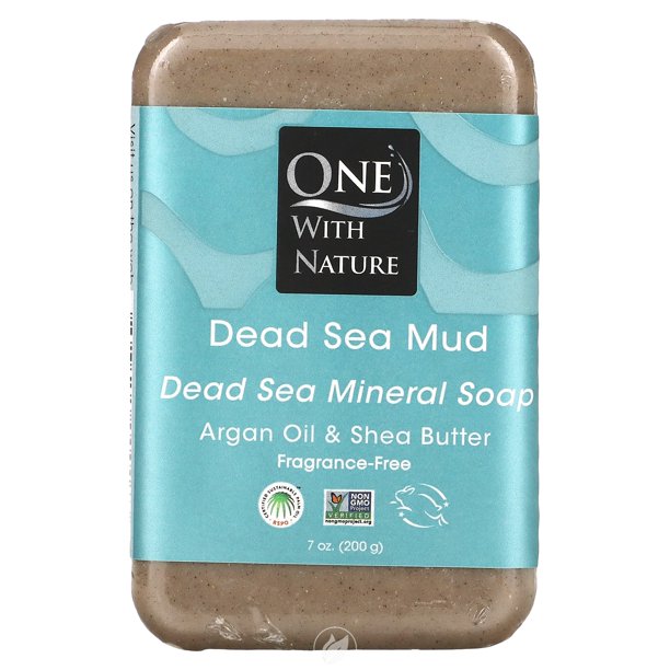 One With Nature Dead Sea Mud Bar Soap 7oz