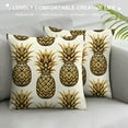 thumbnail image 3 of COMIO Summer Pineapple Body Pillow Case Cover - Microfiber Bed Throw Pillow Covers, Yellow Pineapple Fruits Decorative Lumbar Pillow Cover with Envelope Closure for Sofa/Travel, 3 of 5