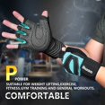 thumbnail image 3 of Guantes de entrenamiento ihuan ventilados para levantamiento de pesas con muñequera, 3 of 7