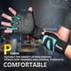 thumbnail image 3 of Guantes de entrenamiento ihuan ventilados para levantamiento de pesas con muñequera, 3 of 7