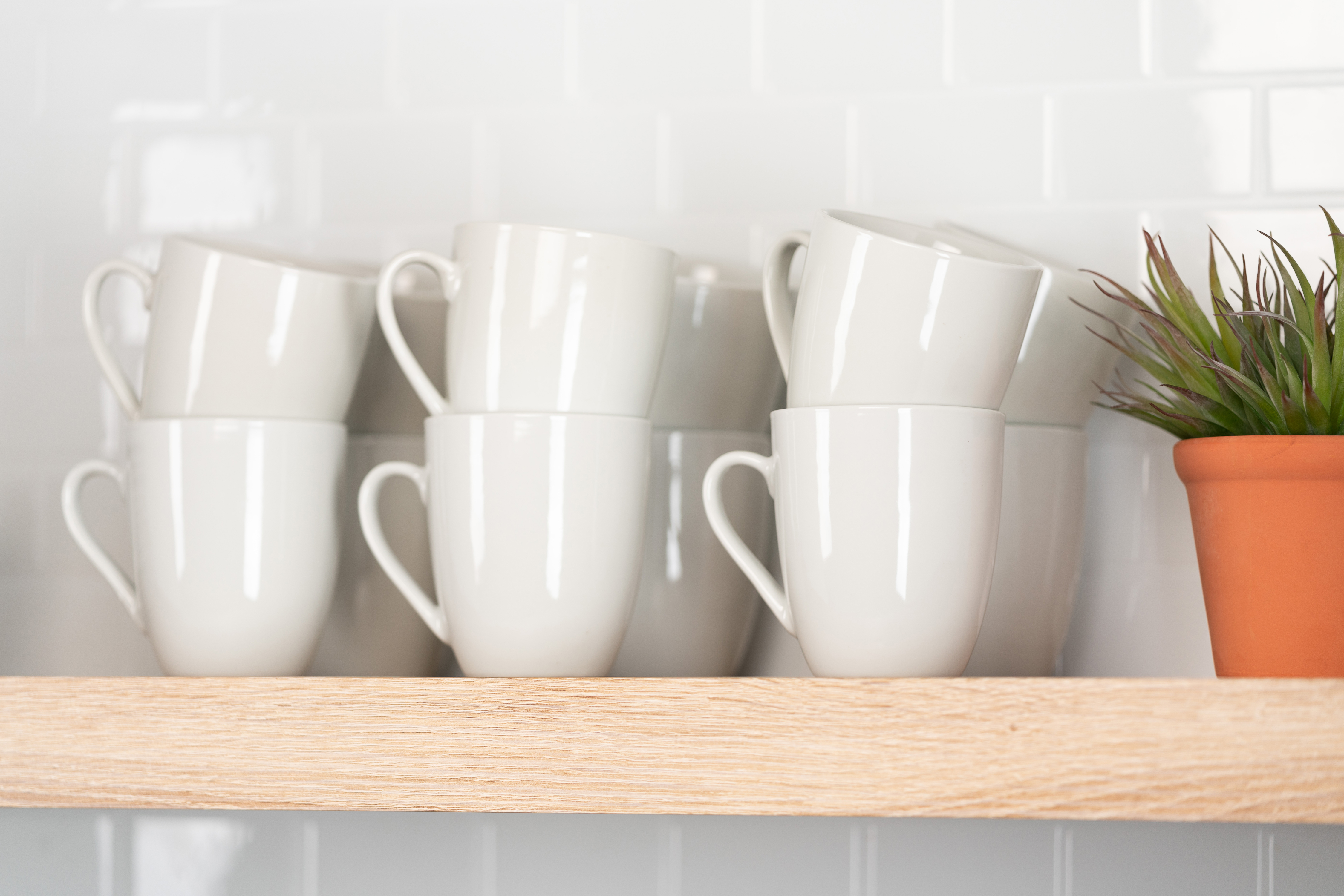 10 Strawberry Street 12 fl oz Catering Ceramic Mug, Set of 12, White - image 4 of 7