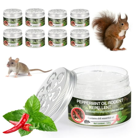 KingFurt Repellent, Mighty Peppermint Oil Environmentally Friendly Protect Car Engines and Homes Pest Control