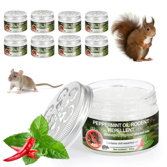 KingFurt Repellent, Mighty Peppermint Oil Environmentally Friendly Protect Car Engines and Homes Pest Control
