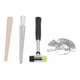 thumbnail image 4 of Herramienta De Medición De Anillos, Juego De Medidores De Anillos Fácil De Usar Con Martillo De Goma Para Hacer Joyas ANGGREK Ring Sizer Mandrel Measuring Tool, 4 of 8