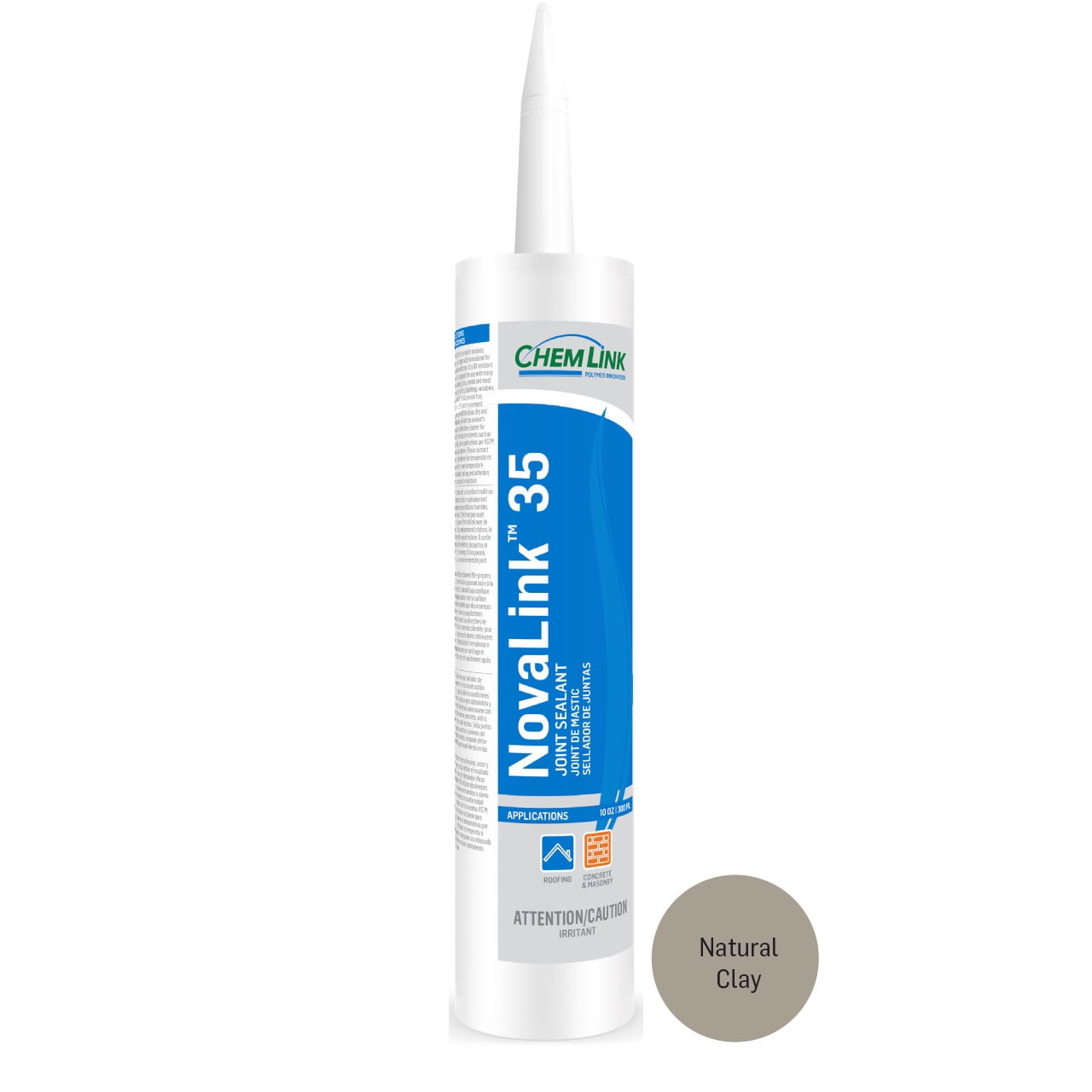 ChemLink 10.1 Oz NovaLink 35 Elastomeric Joint Sealant Natural Clay