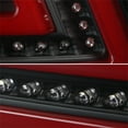 thumbnail image 7 of Spec-D Tuning Black Tail Lights w/ Red LED Bar Compatible with 2006-2008 Lexus IS250 IS350, Left + Right Pair Assembly, 7 of 7