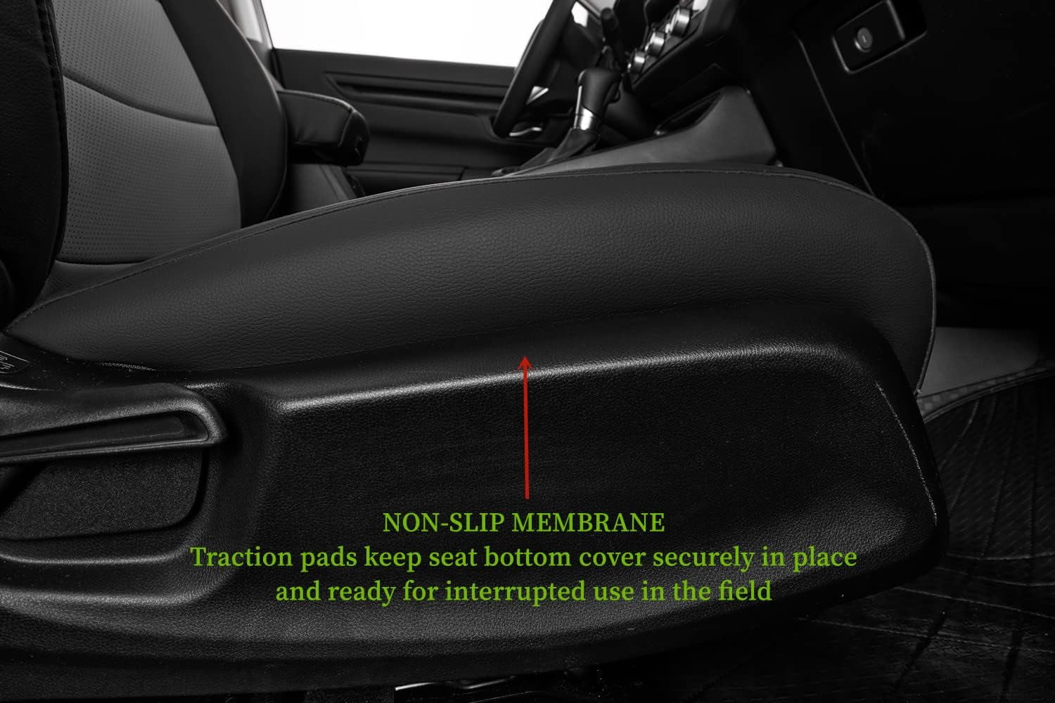 Coverdream Custom Fit CRV Car Seat Covers for 2017 2018 2019 2020 2021 2022 Honda CRV LX,EX,SE,EX-L,Touring,Hybrid - Breathable Leather Auto Seat Covers(Black/Gray,Full Set)