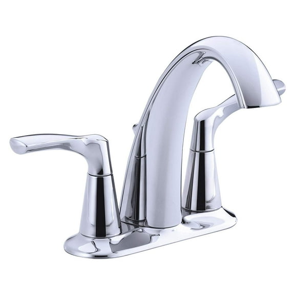 KOHLER R37024-4D1-CP 2H CH LAV FAUCET W/POPUP