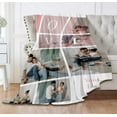 thumbnail image 5 of Customized Couples Blanket. Custom Photo Blankets Wedding Gifts for Couple, Valentines Gift. Blankets with Pictures Customized. (Couple Blanket 6, 50x60) Blankets, 5 of 5